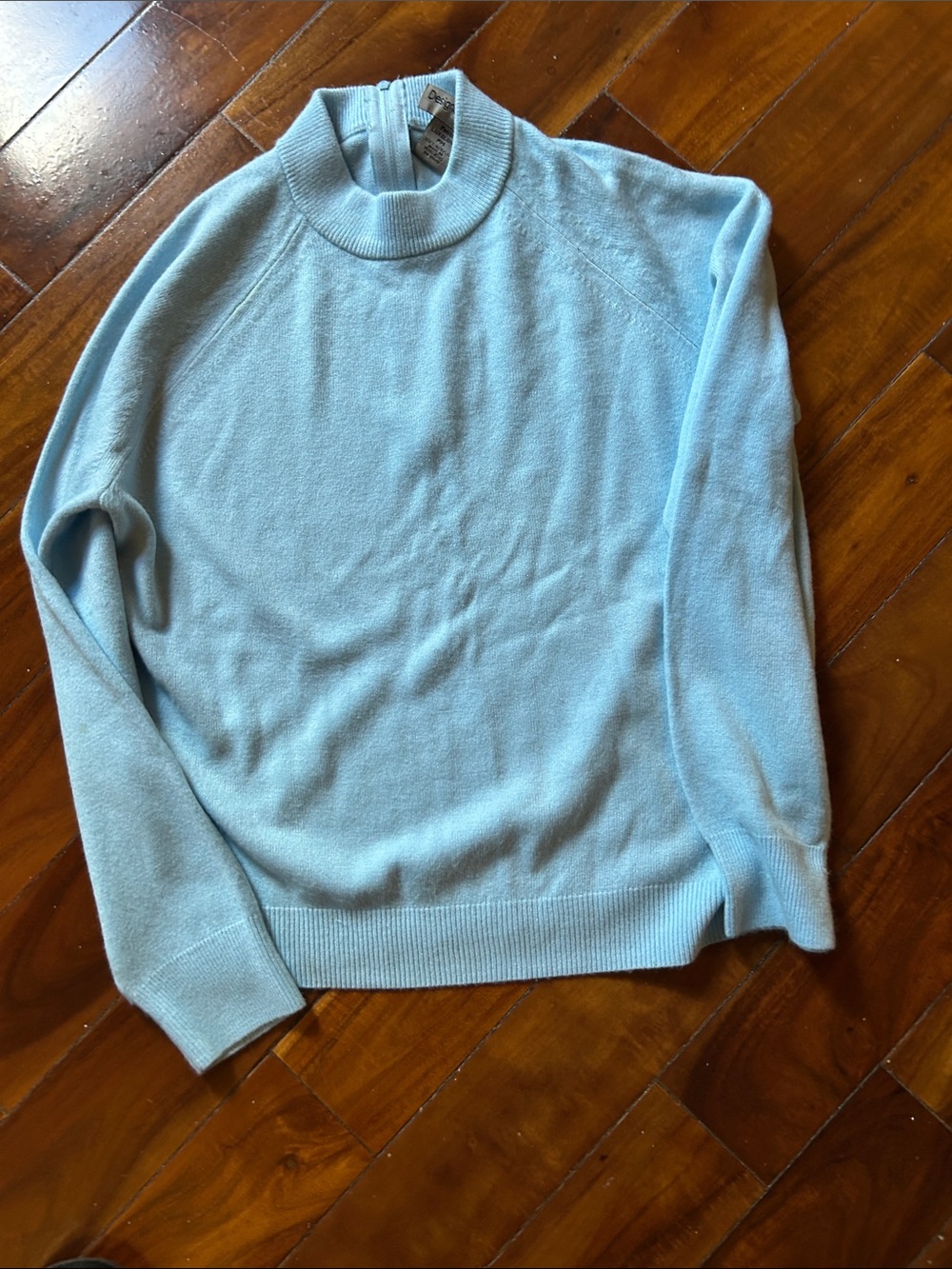 Designers Originals Pale Blue Turtleneck Sweater